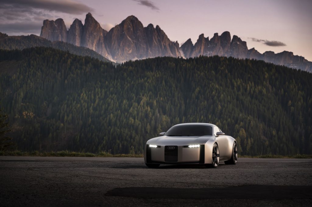 Audi Concept C: previewing a thrilling all-electric sports car - Audi Concept C - outdoor static photo, exterior, three-quarter front view