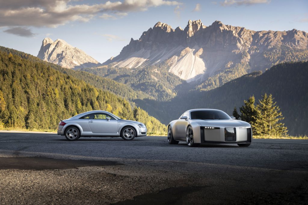 Audi Concept C: previewing a thrilling all-electric sports car - Audi Concept C, Audi TT - static outdoor shot, exterior